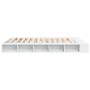Weißer Bettrahmen aus Holzwerkstoff, 180 x 200 cm von vidaXL, Betten und Lattenroste - Ref: Foro24-3280454, Preis: 170,77 €, ...