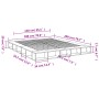 Weißer Bettrahmen aus Holzwerkstoff, 180 x 200 cm von vidaXL, Betten und Lattenroste - Ref: Foro24-3280454, Preis: 170,77 €, ...