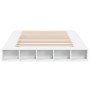 Weißer Bettrahmen aus Holzwerkstoff, 160 x 200 cm von vidaXL, Betten und Lattenroste - Ref: Foro24-3280461, Preis: 168,66 €, ...