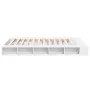 White engineered wood bed frame 160x200 cm by vidaXL, Beds and slatted bases - Ref: Foro24-3280461, Price: 166,29 €, Discount: %