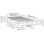 White engineered wood bed frame 160x200 cm by vidaXL, Beds and slatted bases - Ref: Foro24-3280461, Price: 166,29 €, Discount: %