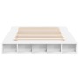 Weißer Bettrahmen aus Holzwerkstoff, 150 x 200 cm von vidaXL, Betten und Lattenroste - Ref: Foro24-3280468, Preis: 156,59 €, ...