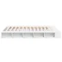 Estructura de cama madera de ingeniería blanca 150x200 cm de vidaXL, Camas y somieres - Ref: Foro24-3280468, Precio: 154,64 €...