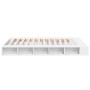 Estructura de cama madera de ingeniería blanca 150x200 cm de vidaXL, Camas y somieres - Ref: Foro24-3280468, Precio: 156,42 €