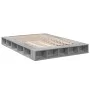 Sonoma gray engineered wood bed frame 140x200 cm by vidaXL, Beds and slatted bases - Ref: Foro24-3280480, Price: 172,29 €, Di...