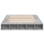 Sonoma-grauer Holzwerkstoff-Bettrahmen 140 x 200 cm von vidaXL, Betten und Lattenroste - Ref: Foro24-3280480, Preis: 174,94 €...