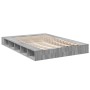 Sonoma-grauer Holzwerkstoff-Bettrahmen 140 x 200 cm von vidaXL, Betten und Lattenroste - Ref: Foro24-3280480, Preis: 174,94 €...