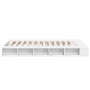 Estructura de cama madera de ingeniería blanca 120x200 cm de vidaXL, Camas y somieres - Ref: Foro24-3280482, Precio: 222,85 €...