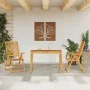 Garten-Essgruppe 3-teilig aus massivem Akazienholz von vidaXL, Gartensets - Ref: Foro24-3295254, Preis: 269,66 €, Rabatt: %