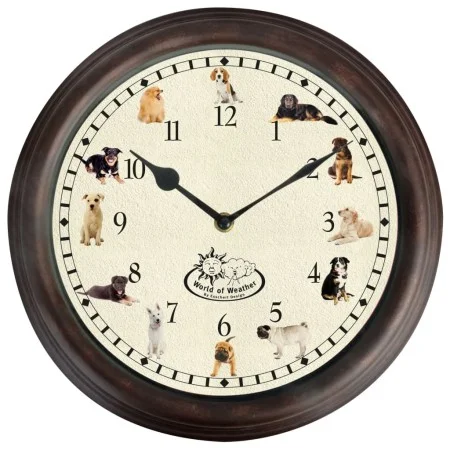 Esschert Design Clock with dog sounds by Esschert Design, Wall clocks - Ref: Foro24-428858, Price: 23,35 €, Discount: %