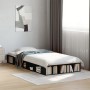 Schwarzer Bettrahmen aus Holzwerkstoff, 100 x 200 cm von vidaXL, Betten und Lattenroste - Ref: Foro24-3280511, Preis: 125,25 ...