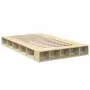 Sonoma oak engineered wood bed frame 120x190 cm by vidaXL, Beds and slatted bases - Ref: Foro24-3280505, Price: 125,26 €, Dis...