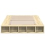 Estructura de cama madera de ingeniería roble Sonoma 120x190 cm de vidaXL, Camas y somieres - Ref: Foro24-3280505, Precio: 12...