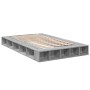 Sonoma-grauer Holzwerkstoff-Bettrahmen 140 x 190 cm von vidaXL, Betten und Lattenroste - Ref: Foro24-3280494, Preis: 171,26 €...