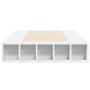 White engineered wood bed frame 90x190 cm by vidaXL, Beds and slatted bases - Ref: Foro24-3280524, Price: 119,77 €, Discount: %