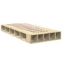 Bettgestell aus Sonoma-Eiche-Holzwerkstoff, 90 x 190 cm von vidaXL, Betten und Lattenroste - Ref: Foro24-3280526, Preis: 117,...