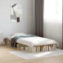 Bettgestell aus Sonoma-Eiche-Holzwerkstoff, 90 x 190 cm von vidaXL, Betten und Lattenroste - Ref: Foro24-3280526, Preis: 117,...