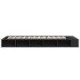 Black engineered wood bed frame 75x190 cm by vidaXL, Beds and slatted bases - Ref: Foro24-3280532, Price: 115,19 €, Discount: %
