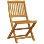 Klappbare Garten-Essgruppe 5-teilig aus massivem Akazienholz von vidaXL, Gartensets - Ref: Foro24-3295249, Preis: 325,34 €, R...