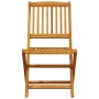 Folding garden dining set 5 pieces solid acacia wood by vidaXL, Garden sets - Ref: Foro24-3295249, Price: 338,42 €, Discount: %