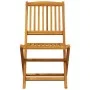 Klappbare Garten-Essgruppe 5-teilig aus massivem Akazienholz von vidaXL, Gartensets - Ref: Foro24-3295249, Preis: 325,34 €, R...