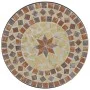 Weißes Terrakotta-Keramik-Eisen-Mosaik-Bistro-Set von vidaXL, Gartensets - Ref: Foro24-3216356, Preis: 256,41 €, Rabatt: %