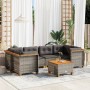7-piece garden sofa set with gray synthetic rattan cushions by vidaXL, Garden sets - Ref: Foro24-3261744, Price: 509,59 €, Di...