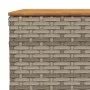 6-teiliges Gartenmöbel-Set und graue synthetische Rattankissen von vidaXL, Gartensets - Ref: Foro24-3261840, Preis: 414,50 €,...