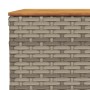 6-teiliges Gartenmöbel-Set und graue synthetische Rattankissen von vidaXL, Gartensets - Ref: Foro24-3261840, Preis: 401,59 €,...