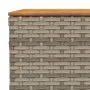 9-teiliges Gartenmöbel-Set und graue synthetische Rattankissen von vidaXL, Gartensets - Ref: Foro24-3261894, Preis: 659,46 €,...