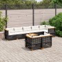 8-piece garden sofa set and black synthetic rattan cushions by vidaXL, Garden sets - Ref: Foro24-3261896, Price: 691,99 €, Di...