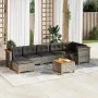 8-teiliges Gartensofa-Set und graue synthetische Rattankissen von vidaXL, Gartensets - Ref: Foro24-3261930, Preis: 550,88 €, ...