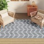 Alfombra de exterior PP gris 140x200 cm de vidaXL, Protectores para exterior - Ref: Foro24-316950, Precio: 28,39 €, Descuento: %