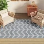 Gray PP outdoor rug 140x200 cm by vidaXL, Outdoor protectors - Ref: Foro24-316950, Price: 31,30 €, Discount: %