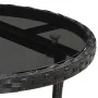 Garden dining set 5 pieces with black glass synthetic rattan cushions by vidaXL, Garden sets - Ref: Foro24-3278616, Price: 29...