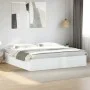 Estructura de cama madera de ingeniería blanca 180x200 cm de vidaXL, Camas y somieres - Ref: Foro24-3280993, Precio: 135,75 €...
