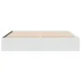 Estructura de cama madera de ingeniería blanca 180x200 cm de vidaXL, Camas y somieres - Ref: Foro24-3280993, Precio: 135,75 €...