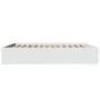 Estructura de cama madera de ingeniería blanca 180x200 cm de vidaXL, Camas y somieres - Ref: Foro24-3280993, Precio: 135,75 €...