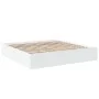 Estructura de cama madera de ingeniería blanca 180x200 cm de vidaXL, Camas y somieres - Ref: Foro24-3280993, Precio: 135,75 €...