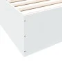 Estructura de cama madera de ingeniería blanca 180x200 cm de vidaXL, Camas y somieres - Ref: Foro24-3280993, Precio: 135,75 €...
