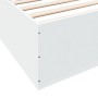 Weißer Bettrahmen aus Holzwerkstoff, 180 x 200 cm von vidaXL, Betten und Lattenroste - Ref: Foro24-3280993, Preis: 137,38 €, ...