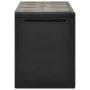 Anthrazitgraue Garten-Aufbewahrungsbox 114x47x60 cm von vidaXL, Aufbewahrungsboxen für den Außenbereich - Ref: Foro24-49446, ...