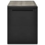 Caja de almacenaje para jardín gris antracita 114x47x60 cm de vidaXL, Cajas de almacenaje para exteriores - Ref: Foro24-49446...