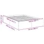 Sonoma gray engineered wood bed frame 150x200 cm by vidaXL, Beds and slatted bases - Ref: Foro24-3281012, Price: 129,57 €, Di...