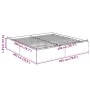 Sonoma gray engineered wood bed frame 200x200 cm by vidaXL, Beds and slatted bases - Ref: Foro24-3280991, Price: 142,40 €, Di...