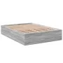 Sonoma gray engineered wood bed frame 140x190 cm by vidaXL, Beds and slatted bases - Ref: Foro24-3281033, Price: 123,25 €, Di...