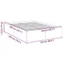 Estructura de cama madera de ingeniería gris hormigón 150x200cm de vidaXL, Camas y somieres - Ref: Foro24-3281010, Precio: 12...