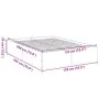 Concrete gray engineered wood bed frame 135x190cm by vidaXL, Beds and slatted bases - Ref: Foro24-3281038, Price: 117,07 €, D...