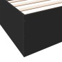 Schwarzer Bettrahmen aus Holzwerkstoff, 200 x 200 cm von vidaXL, Betten und Lattenroste - Ref: Foro24-3280987, Preis: 144,68 ...