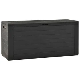 Anthracite gray garden storage box 116x44x55 cm by vidaXL, Outdoor storage boxes - Ref: Foro24-49445, Price: 76,76 €, Discoun...